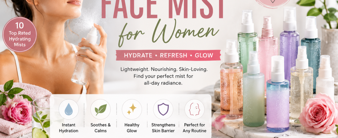 Best Face Mist for Women in 2026: 10 Hydrating Face Mists for Glowing, Healthy Skin
