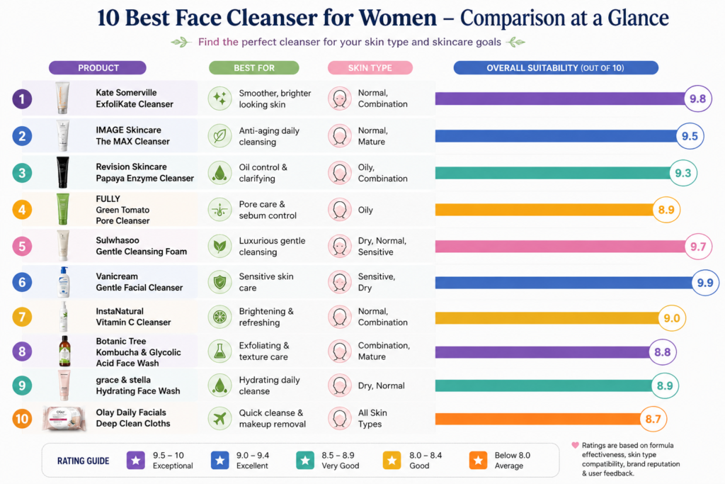 Best face cleanser for women